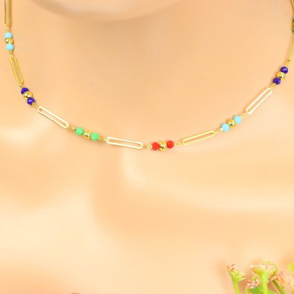 "Minimalist Necklace – Timeless, Elegant Jewelry for Her, MAR091150 - Picture 9 of 10